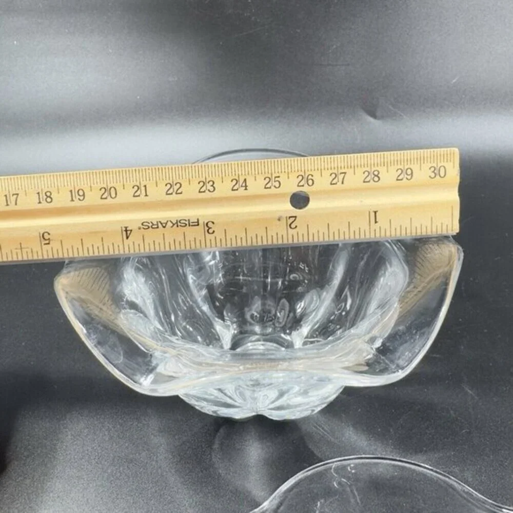 Duncan Miller Glass Company Canterbury Clear Teacup And Saucer‎ Manganese 365nm